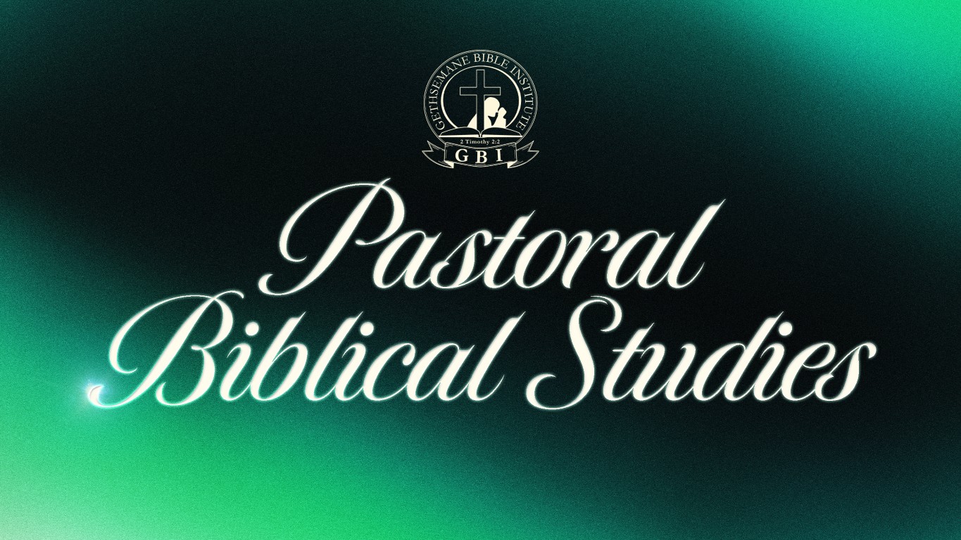 (5) PASTORAL BIBLICAL STUDIES (PBS)